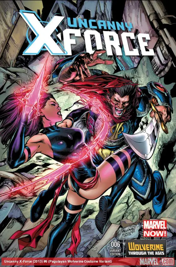 Uncanny X-Force (2013) #6 (Pagulayan Wolverine Costume Variant)
