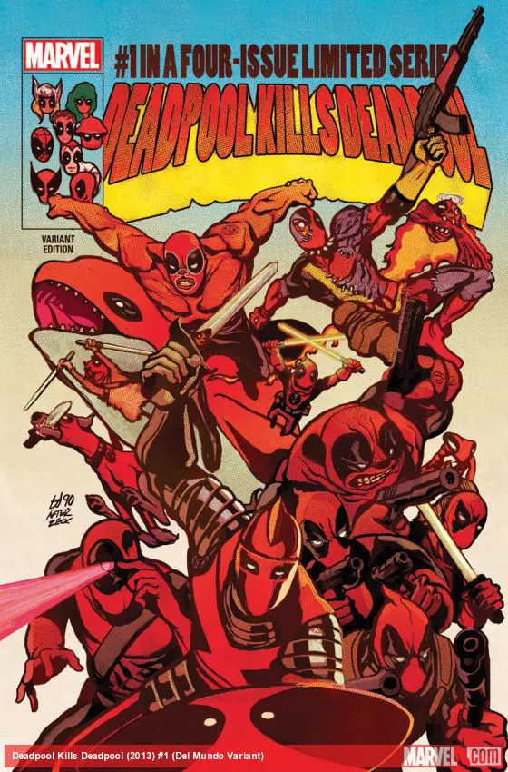 Deadpool Kills Deadpool (2013) #1 (Del Mundo Variant)