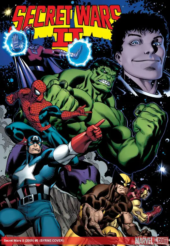 SECRET WARS II OMNIBUS HC BYRNE COVER  DM ONLY  (Hardcover)