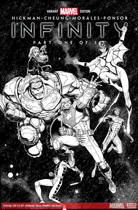 Infinity (2013) #1 (Adams Hero Sketch Variant)