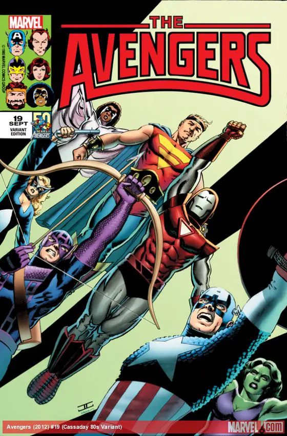 Avengers (2012) #19 (Cassaday 80s Variant)