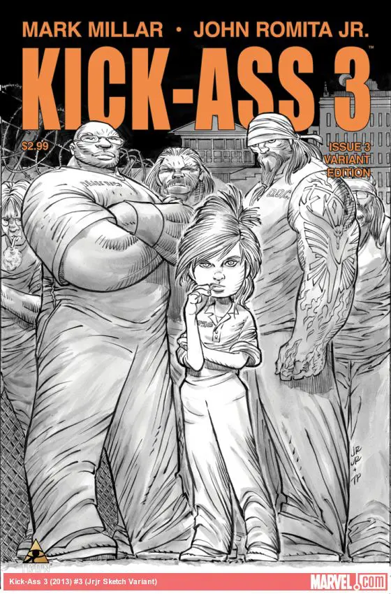 Kick-Ass 3 (2013) #3 (Jrjr Sketch Variant)