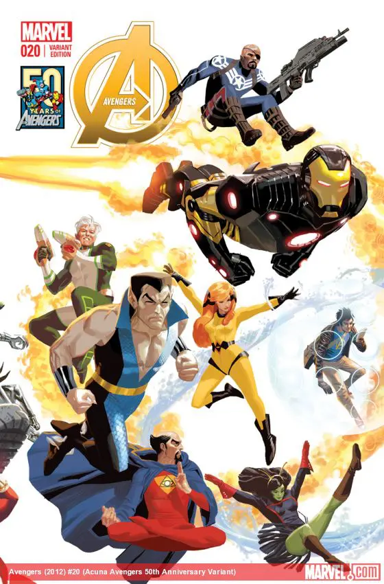 Avengers (2012) #20 (Acuna Avengers 50th Anniversary Variant)