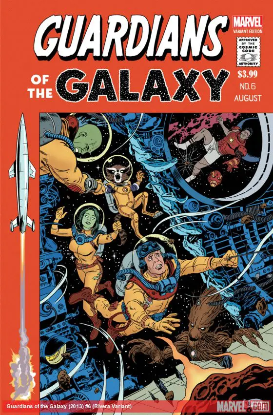 Guardians of the Galaxy (2013) #6 (Rivera Variant)