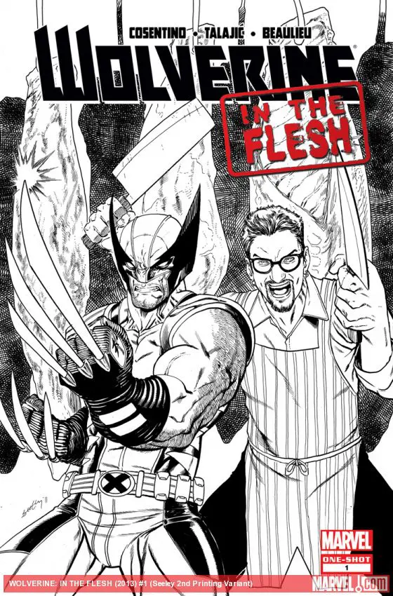 Wolverine: In The Flesh (2013) #1 (Seeley 2nd Printing Variant)