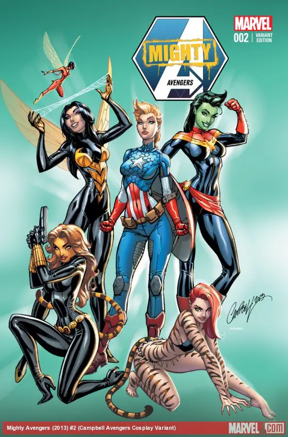 Mighty Avengers (2013) #2 (Campbell Avengers Cosplay Variant)