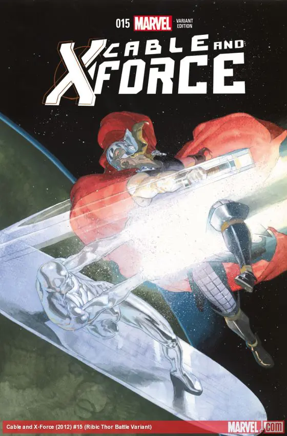 Cable and X-Force (2012) #15 (Ribic Thor Battle Variant)