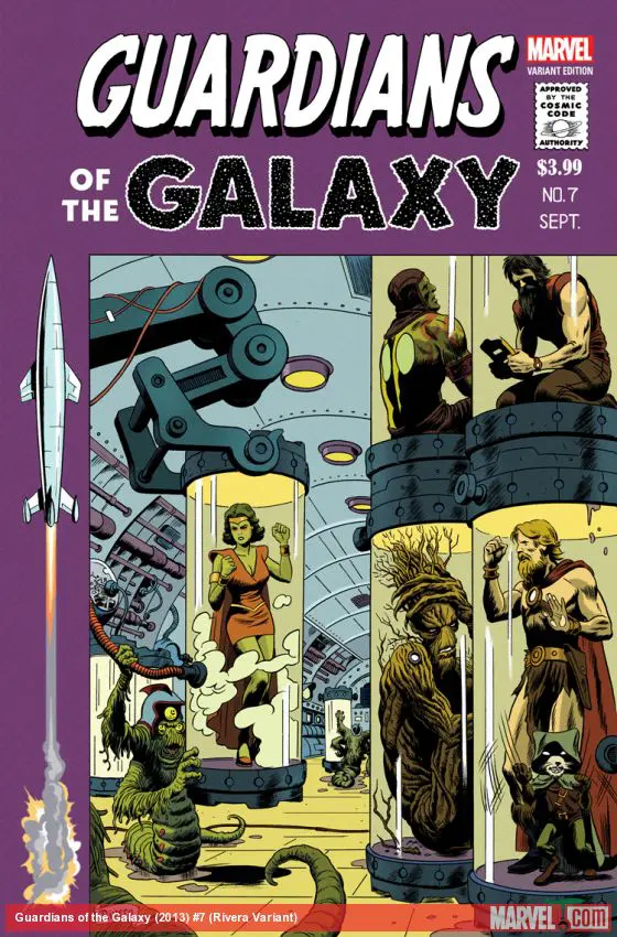 Guardians of the Galaxy (2013) #7 (Rivera Variant)