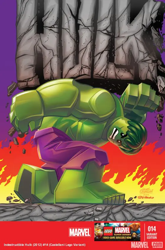 Indestructible Hulk (2012) #14 (Castellani Lego Variant)