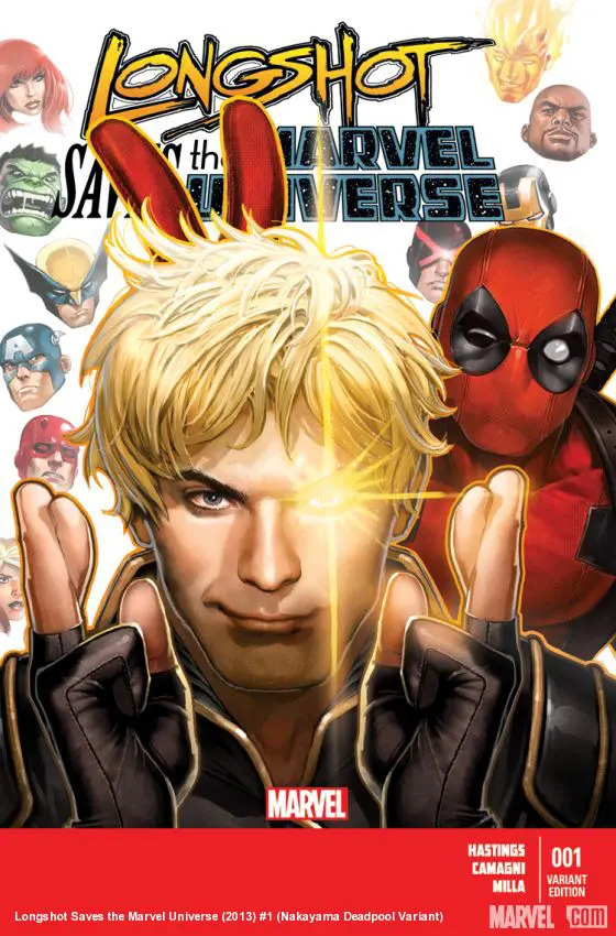 Longshot Saves the Marvel Universe (2013) #1 (Nakayama Deadpool Variant)