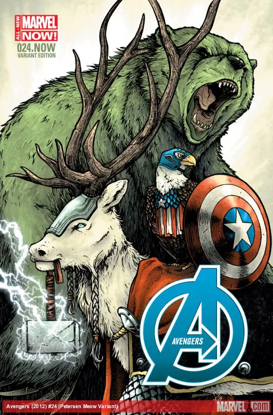 Avengers (2012) #24 (Petersen Meow Variant)
