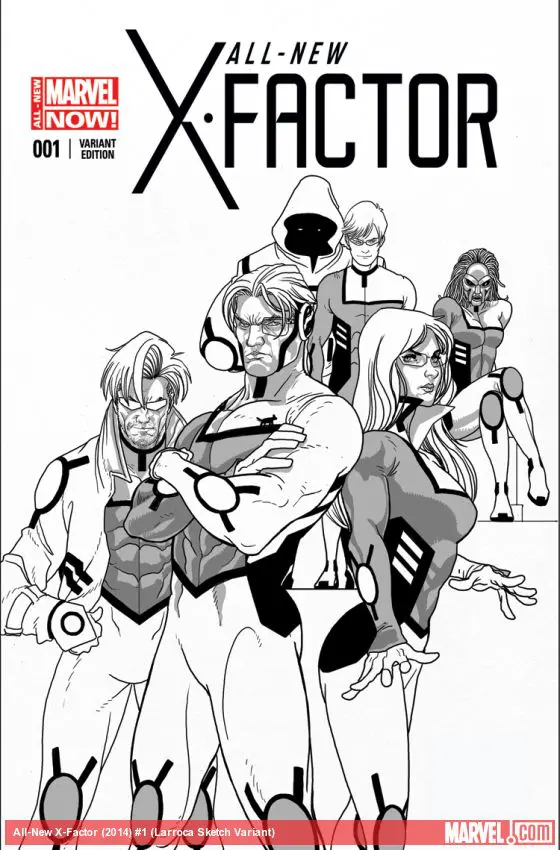 All-New X-Factor (2014) #1 (Larroca Sketch Variant)