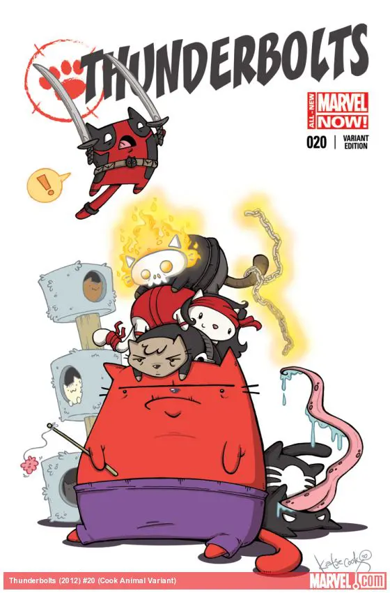 Thunderbolts (2012) #20 (Cook Animal Variant)