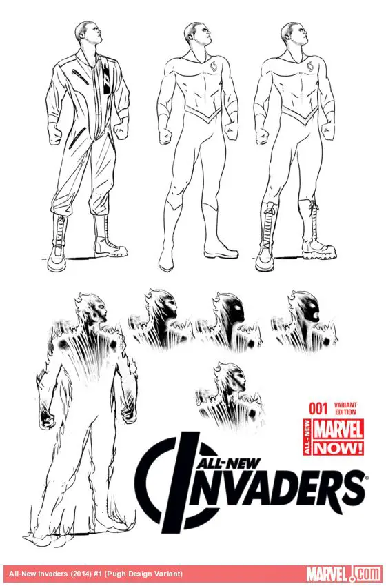 All-New Invaders (2014) #1 (Pugh Design Variant)