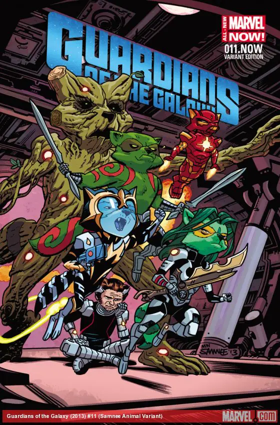 Guardians of the Galaxy (2013) #11 (Samnee Animal Variant)