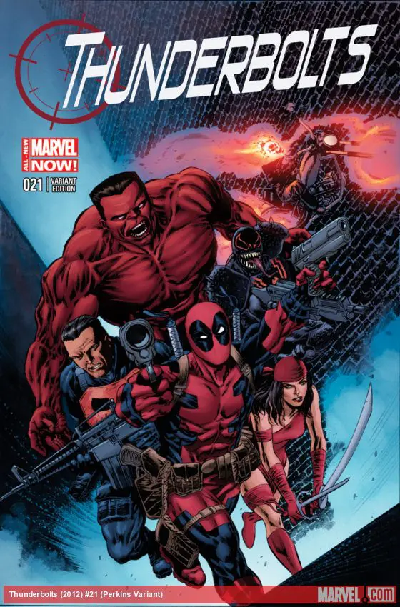 Thunderbolts (2012) #21 (Perkins Variant)