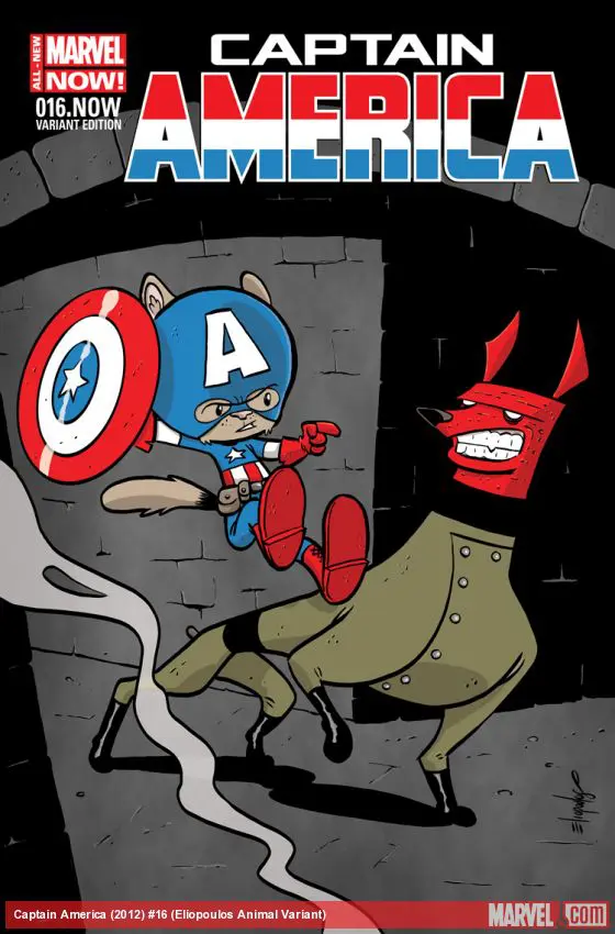Captain America (2012) #16 (Eliopoulos Animal Variant)