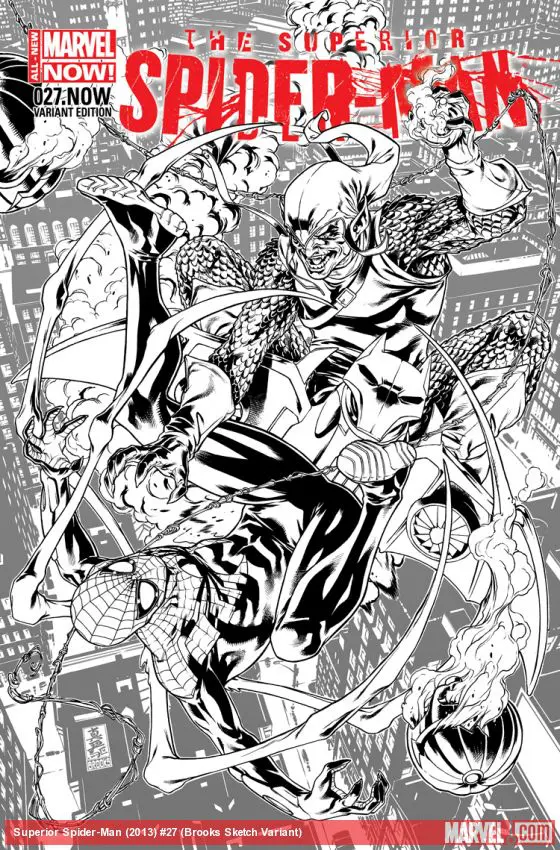 Superior Spider-Man (2013) #27 (Brooks Sketch Variant)