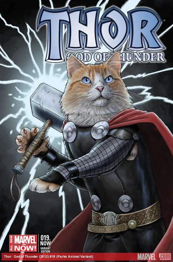 Thor: God of Thunder (2012) #19 (Parks Animal Variant)