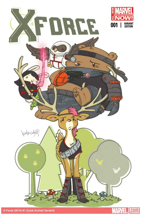 X-Force (2014) #1 (Cook Animal Variant)