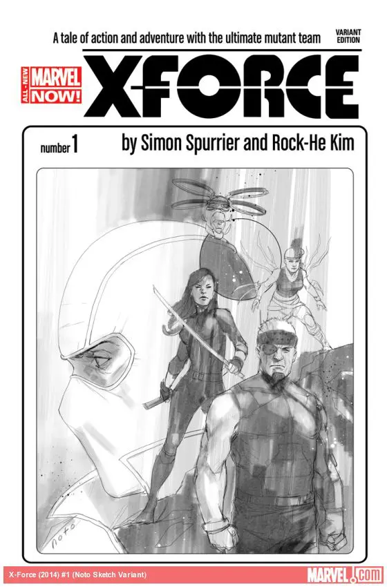 X-Force (2014) #1 (Noto Sketch Variant)