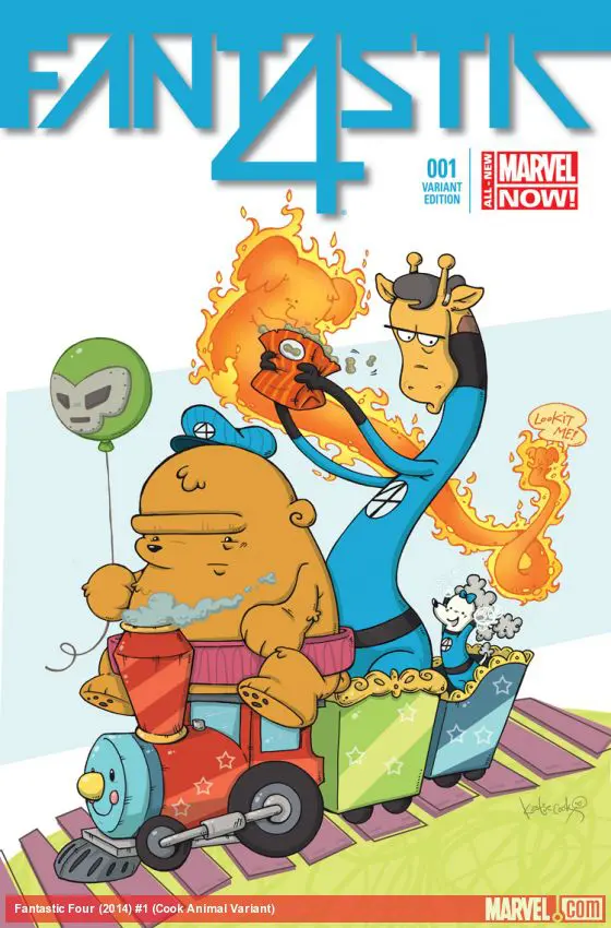 Fantastic Four (2014) #1 (Cook Animal Variant)