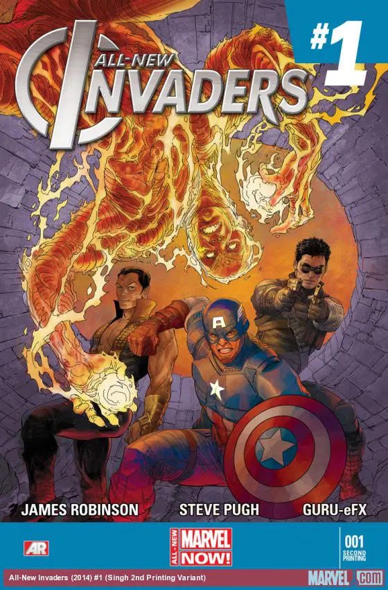 All-New Invaders (2014) #1 (Singh 2nd Printing Variant)