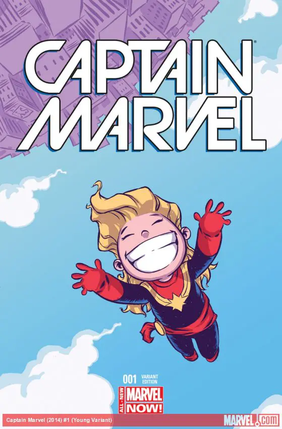Captain Marvel (2014) #1 (Young Variant)