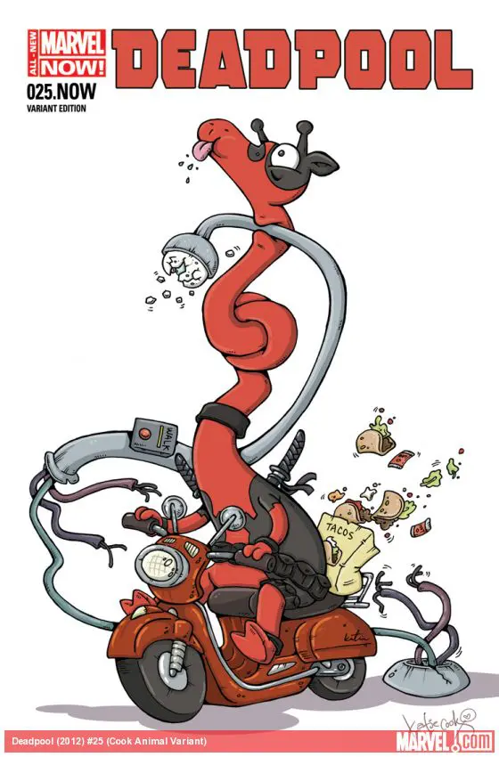 Deadpool (2012) #25 (Cook Animal Variant)