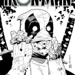 Iron Man (2012) #23 (Kirk Deadpool Party Sketch Variant)