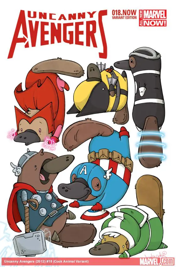 Uncanny Avengers (2012) #18 (Cook Animal Variant)