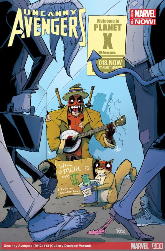 Uncanny Avengers (2012) #18 (Guillory Deadpool Variant)
