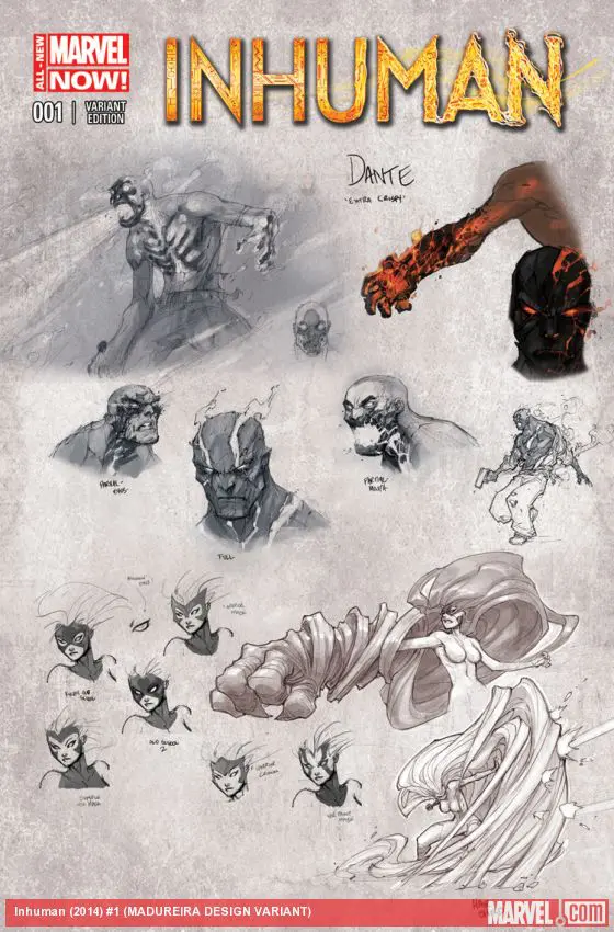 Inhuman (2014) #1 (MADUREIRA DESIGN VARIANT)