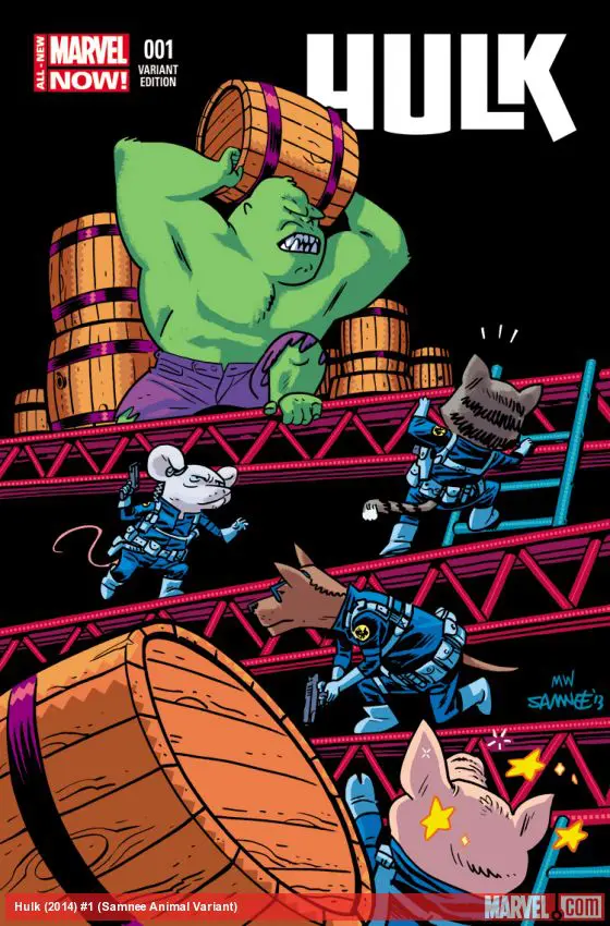Hulk (2014) #1 (Samnee Animal Variant)