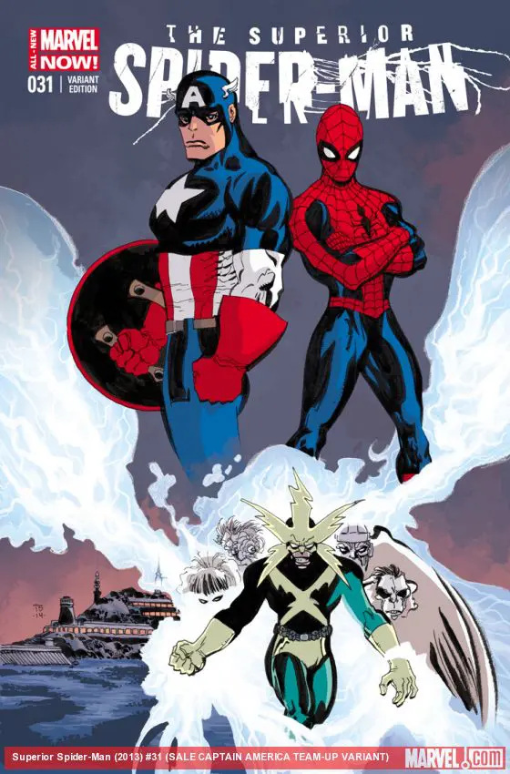 Superior Spider-Man (2013) #31 (SALE CAPTAIN AMERICA TEAM-UP VARIANT)
