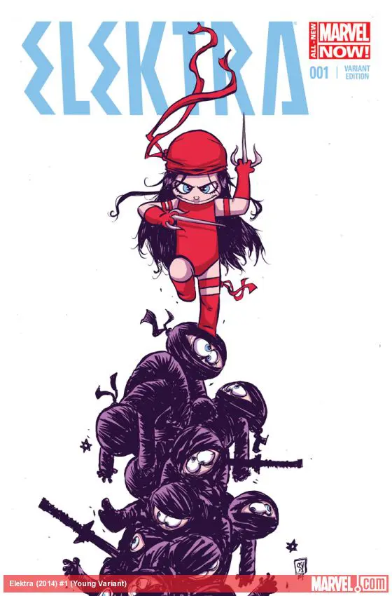 Elektra (2014) #1 (Young Variant)