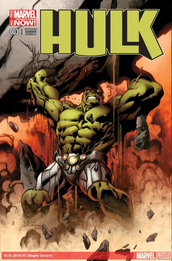 Hulk (2014) #3 (Bagley Variant)