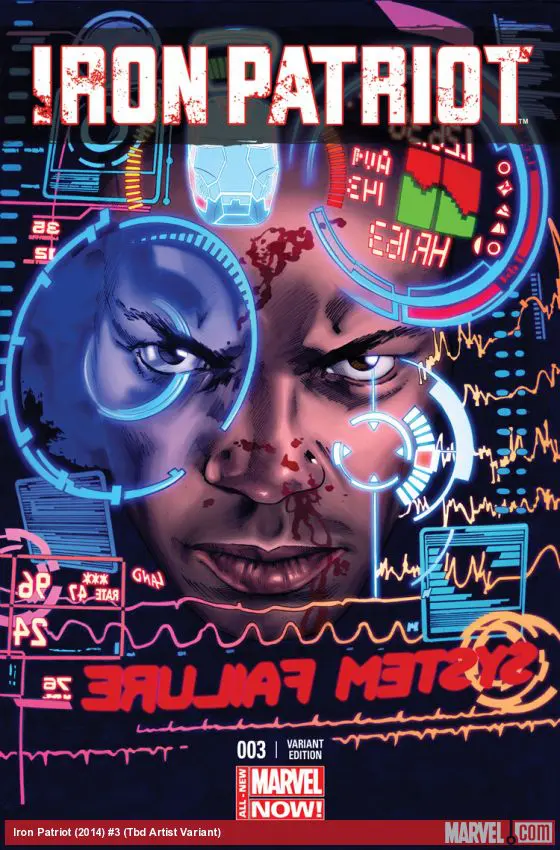 Iron Patriot (2014) #3 (Land Variant)