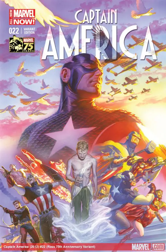 Captain America (2012) #22 (Ross 75th Anniversary Variant)