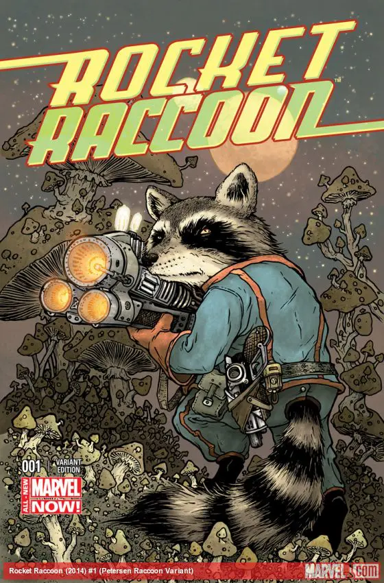Rocket Raccoon (2014) #1 (Petersen Raccoon Variant)