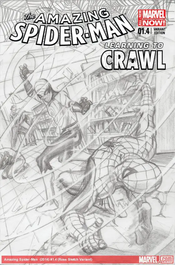 The Amazing Spider-Man (2014) #1.4 (Ross Sketch Variant)