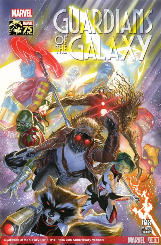 Guardians of the Galaxy (2013) #18 (Ross 75th Anniversary Variant)