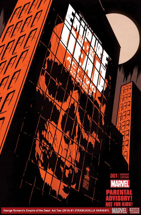 George Romero's Empire of the Dead: Act Two (2014) #1 (FRANCAVILLA VARIANT)