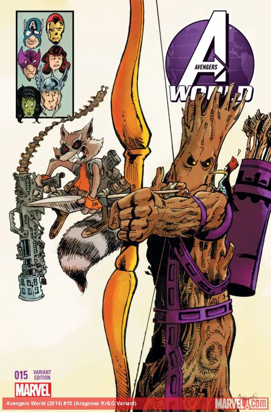 Avengers World (2014) #15 (Aragones Rr&G Variant)