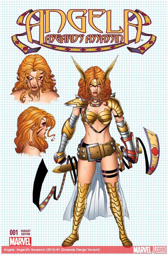 Angela: Asgard's Assassin (2014) #1 (Quesada Design Variant)