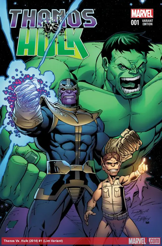 Thanos Vs. Hulk (2014) #1 (Lim Variant)