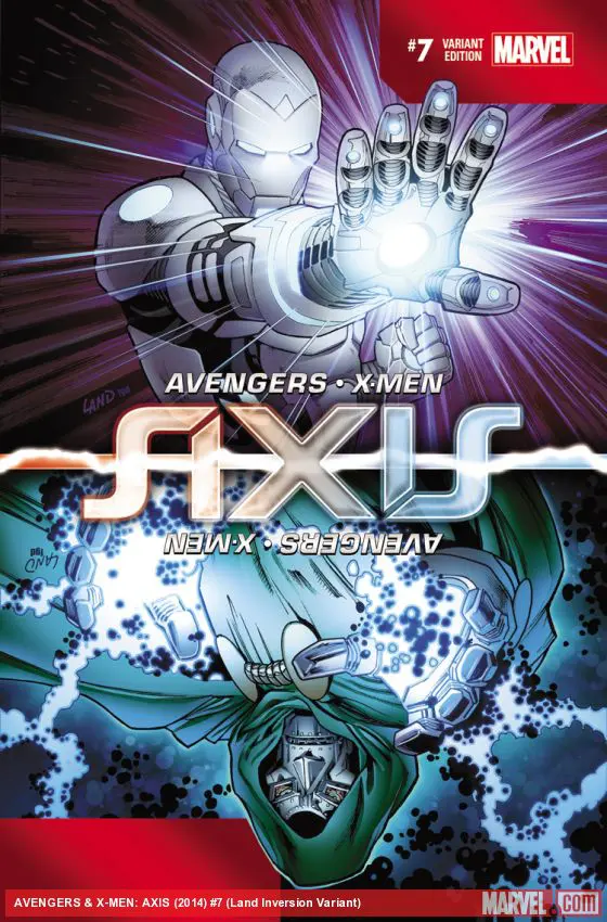 Avengers & X-Men: Axis (2014) #7 (Land Inversion Variant)
