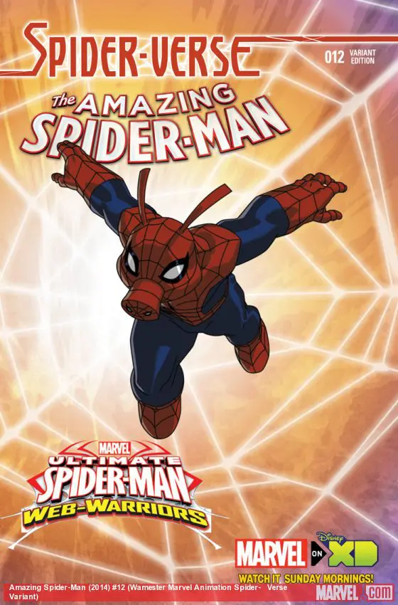 The Amazing Spider-Man (2014) #12 (Wamester Marvel Animation Spider-​Verse Variant)