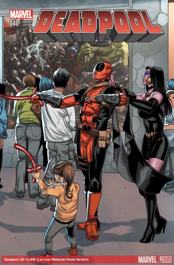 Deadpool (2012) #40 (Larroca Welcome Home Variant)