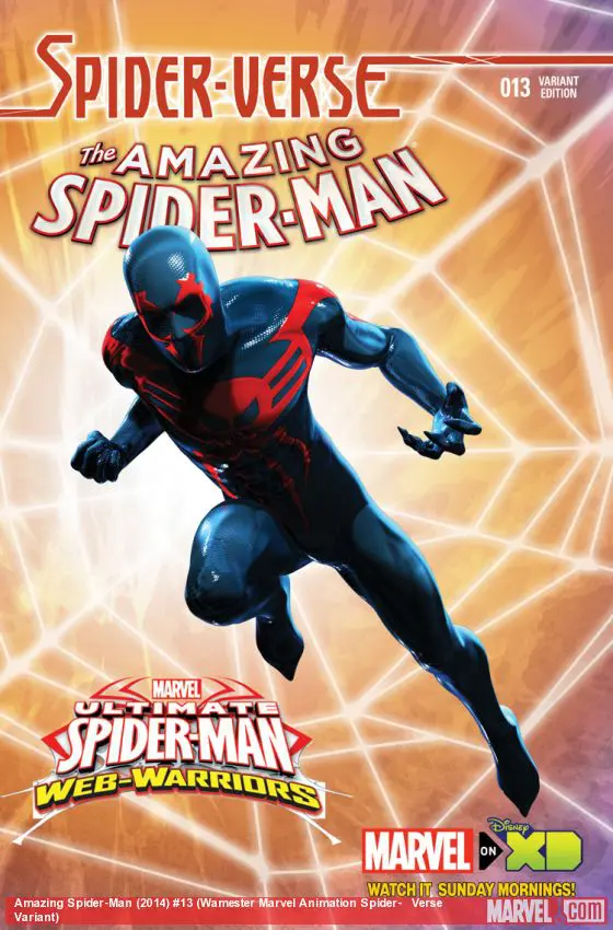 The Amazing Spider-Man (2014) #13 (Wamester Marvel Animation Spider-​Verse Variant)